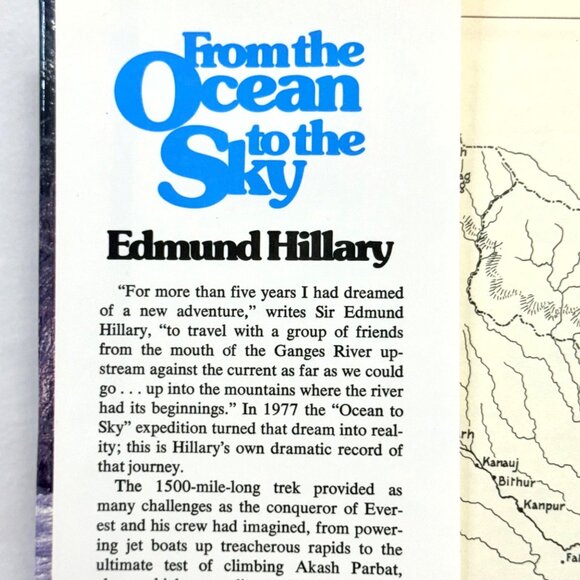 Signed "From The Ocean To The Sky" By Sir Edmund Hillary Hardcover Book 1st Ed. - Picture 4 of 13